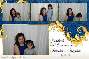Jonathans 1st Communion, Sebastian's Baptis