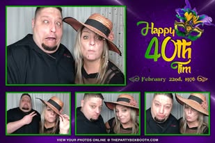 Tim's 40th Birthday Mardi Gras Party