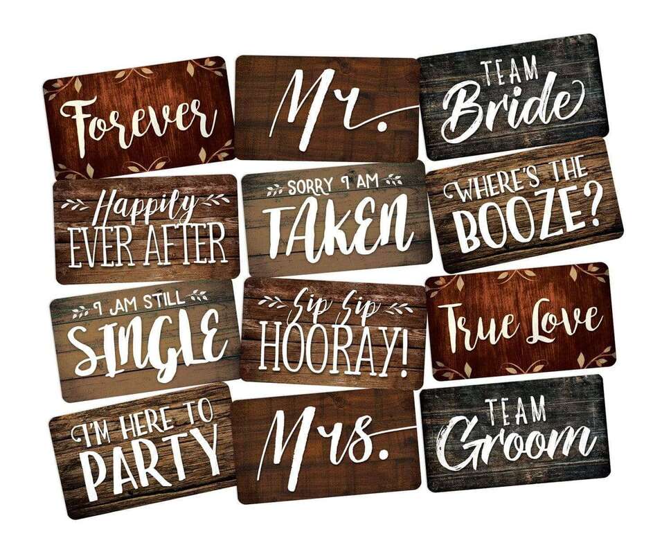 Rustic Wedding Props